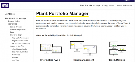 Plant Portfolio Manager | Fimer Spa