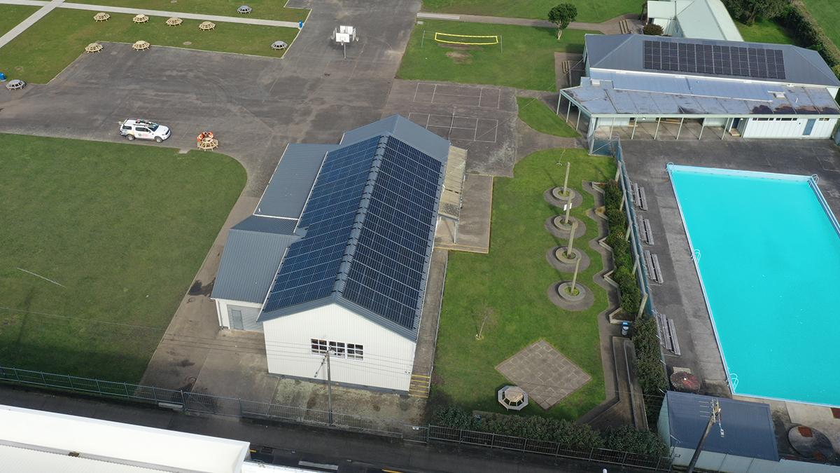 Aerial View - Hawera School NZ